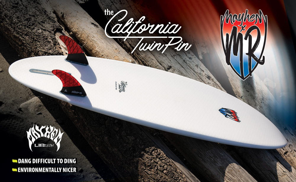 Lib Tech Surf California Twin Pin